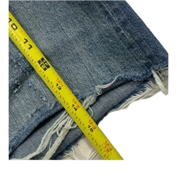 Levi’s Distressed Raw Hem Mini Skirt Size 29 - Picture 5 of 8